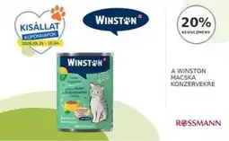 Rossmann Winston macska konzervekre ajánlat