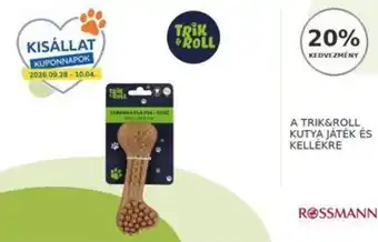 Trik & Roll kutya játék es Kellekre