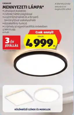 ALDI Casalux mennyezeti lámpa ajánlat