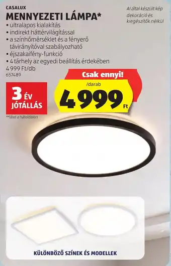 Casalux mennyezeti lámpa