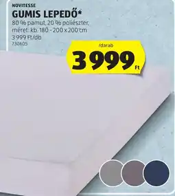 ALDI Novitesse gumis lepedő ajánlat