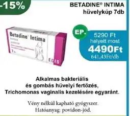 PatikaPlus Betadine intima ajánlat