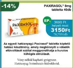 PatikaPlus Paxirasol tabletta ajánlat
