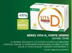PatikaPlus Béres vita-d3 forte 3200ne ajánlat