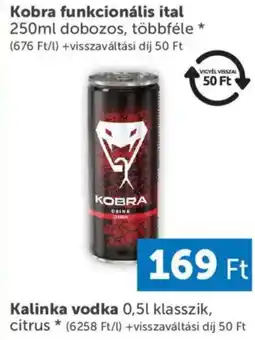 PRIVÁT Kobra funkcionális ital ajánlat
