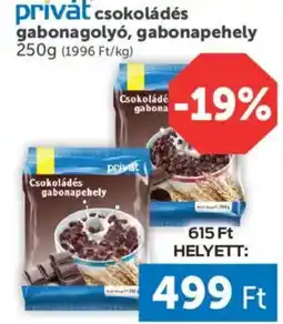 PRIVÁT Privat csokoládés gabonapehely ajánlat