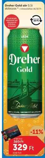 PRIVÁT Dreher Gold ajánlat