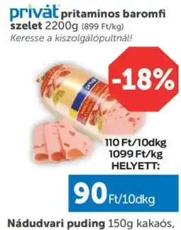 PRIVÁT privát pritaminos baromfi ajánlat