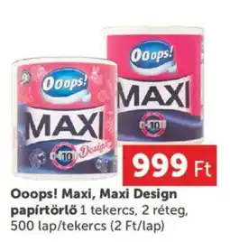 PRIVÁT Ooops! Maxi, Maxi Design papírtörlő ajánlat
