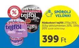 PRIVÁT Nádudvari tejföl ajánlat