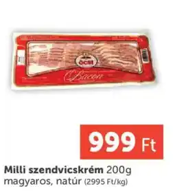 PRIVÁT Milli szendvicskrém ajánlat