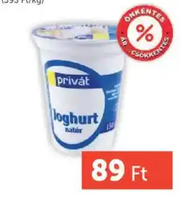 PRIVÁT Privat joghurt natur ajánlat