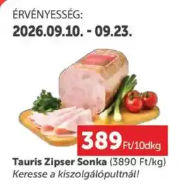 PRIVÁT Tauris Zipser Sonka ajánlat