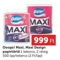 PRIVÁT Ooops! Maxi, Maxi Design papírtörlő ajánlat