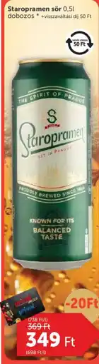 PRIVÁT Staropramen sör ajánlat