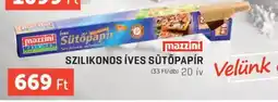 PRIVÁT Mazzini szilikonos íves sütőpapír ajánlat