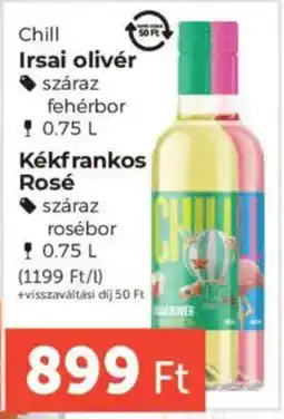 PRIVÁT Chill Irsai oliver ajánlat