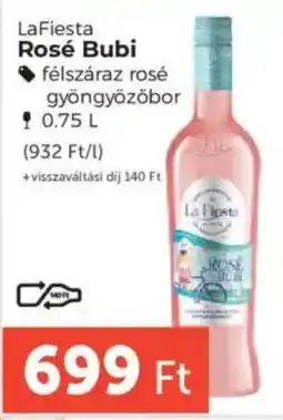 PRIVÁT La Fiesta Rosé Bubi ajánlat