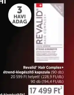 Benu Gyógyszertárak Revalid hair complex+ ajánlat