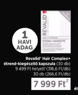Benu Gyógyszertárak Revalid hair complex+ ajánlat