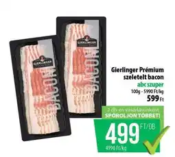 Coop Gierlinger prémium szeletelt bacon ajánlat