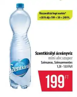 Coop SZENTKIRÁLYI Ásványvíz ajánlat