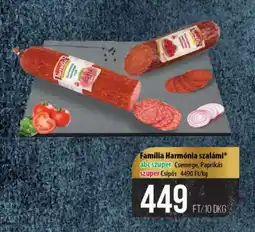 Coop Família Harmónia szalámi ajánlat