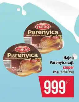 Coop Hajdú Parenyica sajt ajánlat