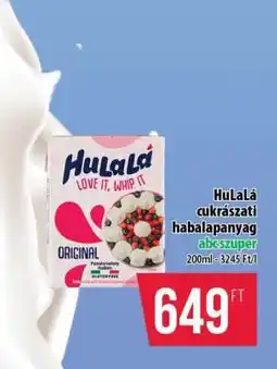 Coop HuLaLá cukrászati habalapanyag ajánlat