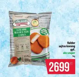 Coop Valdor sajtos korong gyf ajánlat