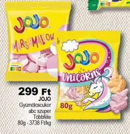 Coop JOJO Gyümölcs cukor ajánlat