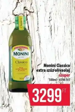 Coop MONINI CLASSICO EXTRA SZŰZ OLÍVAOLAJ ajánlat