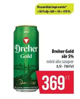 Coop Dreher Gold sör 5% ajánlat