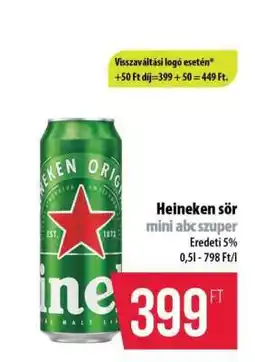 Coop Heineken sör ajánlat