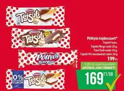 Coop Pöttyös tejdesszert ajánlat