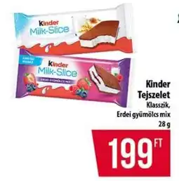 Coop KINDER Tejszelet ajánlat