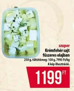 Coop Krémfehér sajt fűszeres olajban ajánlat