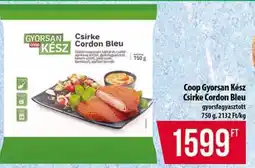 Coop Coop GYORSAN KÉSZ Csirke Cordon Bleu ajánlat