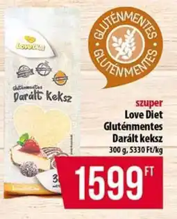 Coop Love Diet gluténmentes darált keksz ajánlat