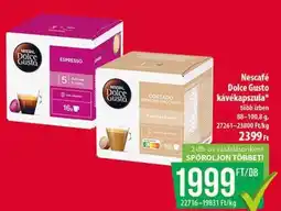 Coop NESCAFE Dolce Gusto kávékapszula ajánlat