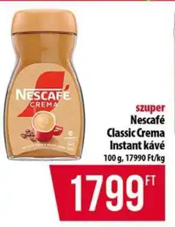 Coop Nescafé Classic Crema Instant kávé ajánlat