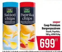Coop Coop prémium burgonyaszirom ajánlat
