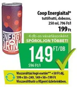 Coop Coop Energiaital ajánlat