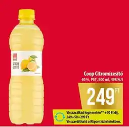 Coop Coop citromízésítő ajánlat