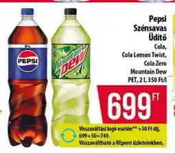 Coop Pepsi szénsavas üdítő ajánlat