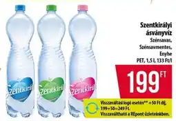 Coop SZENTKIRÁLYI Ásványvíz ajánlat