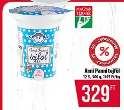 Coop Anni Panni tejföl ajánlat