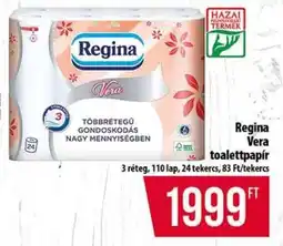 Coop Regina Vera toalettpapír ajánlat