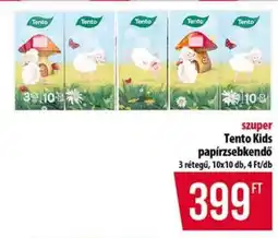 Coop Tento Kids papírzsebkendő ajánlat
