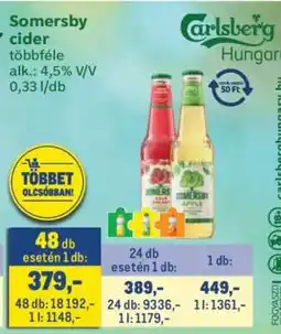 Metro SOMERSBY Cider ajánlat